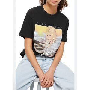 Delta Pro Weight Dolly Parton Blue Smoke 2014 Country Album Black T-Shirt-Size L